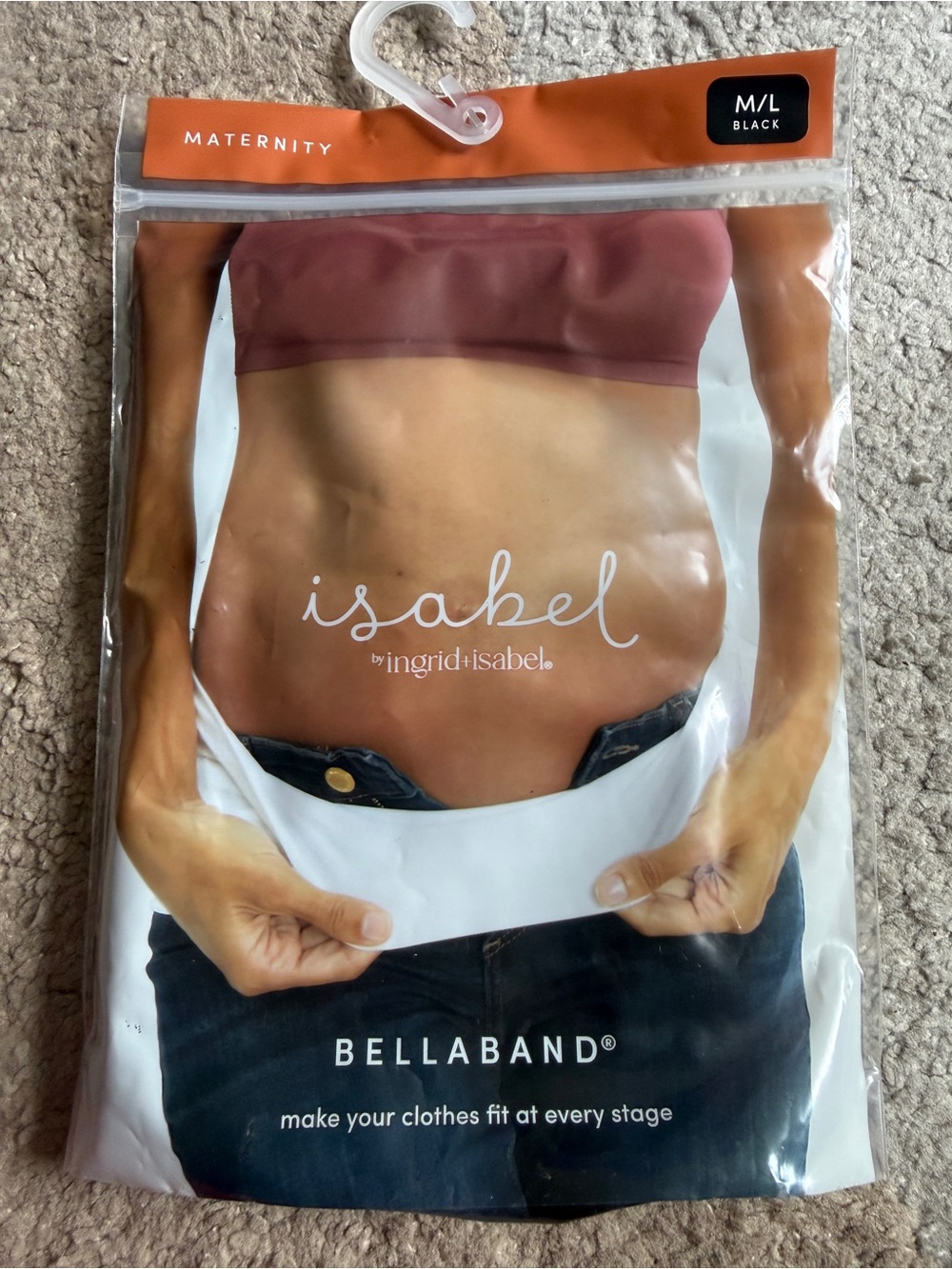 isabel Bellaband Maternity WaistBand - Black (M/L)